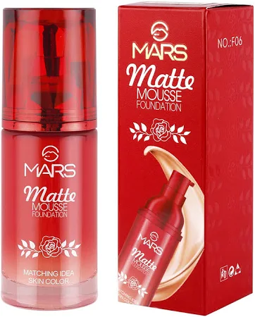 Mars Matte Mousse Foundation Light Weight Waterproof (F06)