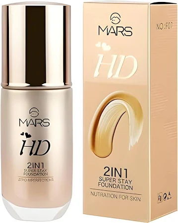 Mars Hd 2In1 Super Stay Liquid Matte Foundation